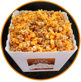 Carmel and Cheese Popcorn